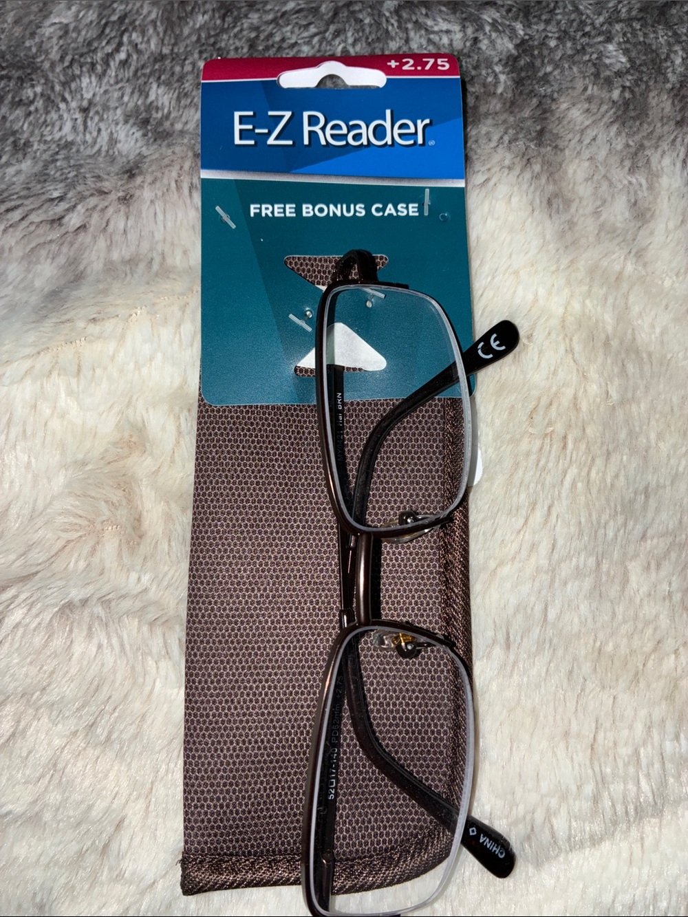 Men's Reading Glasses +2.75 with Bonus Case